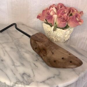 Vintage hardwood SHOE STRETCHER resellers shoe footwear photography prop display